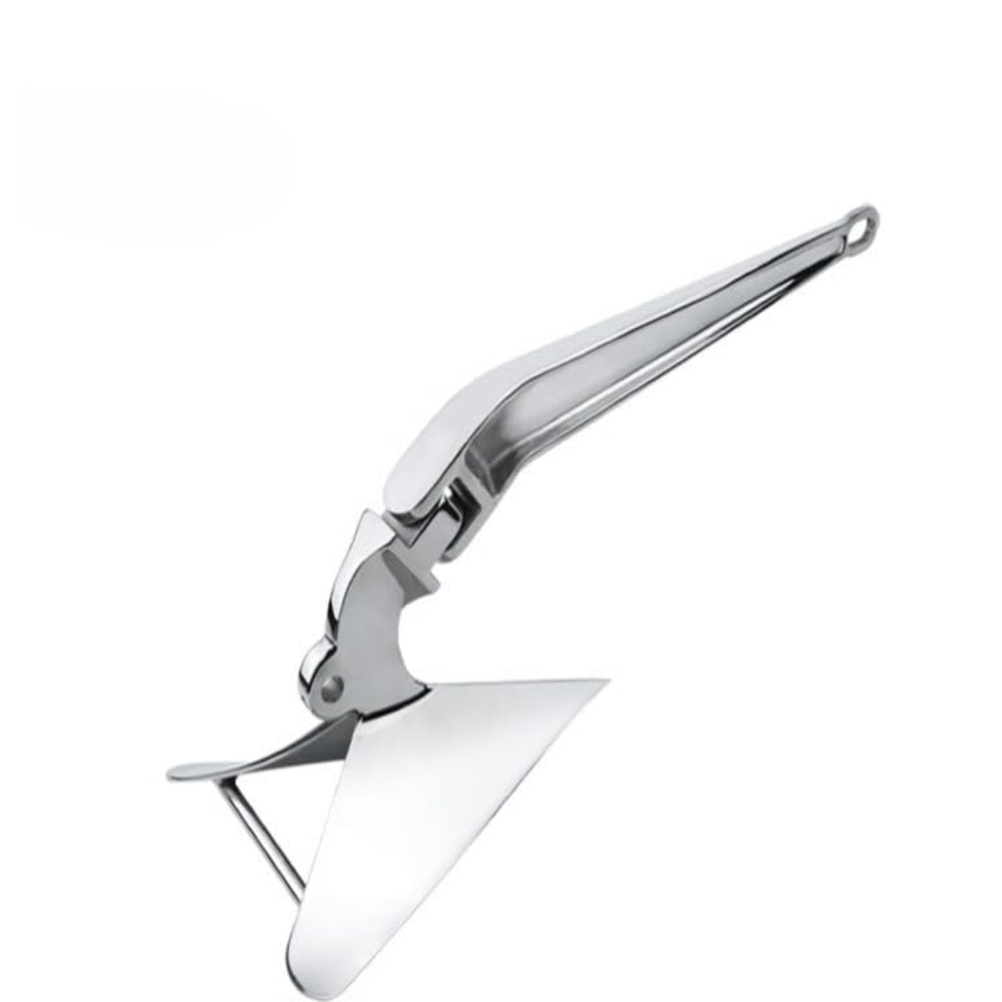 Plow Anchor, Stainless Steel Boat Anchor with Mirror Polish, Corrosion Resistant for Yacht/Sailboat/Fishing Boat