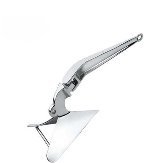 Plow Anchor, Stainless Steel Boat Anchor with Mirror Polish, Corrosion Resistant for Yacht/Sailboat/Fishing Boat