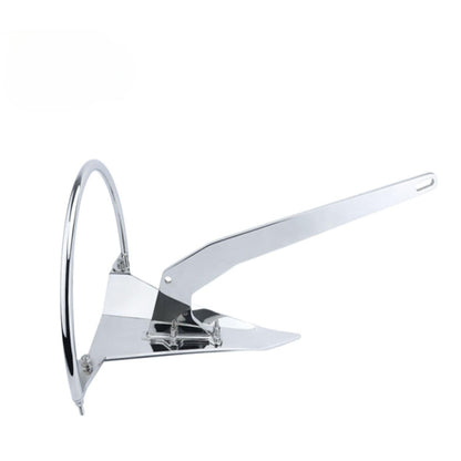 Rainbow Anchor, Stainless Steel Boat Anchor with Mirror Polish, Corrosion Resistant for Yacht/Sailboat/Fishing Boat