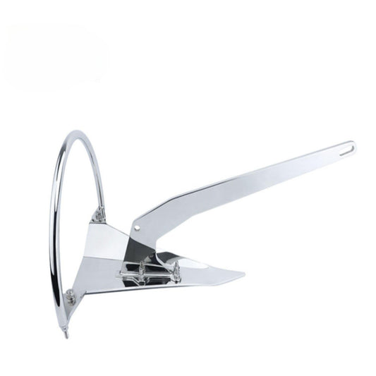 Rainbow Anchor, Stainless Steel Boat Anchor with Mirror Polish, Corrosion Resistant for Yacht/Sailboat/Fishing Boat