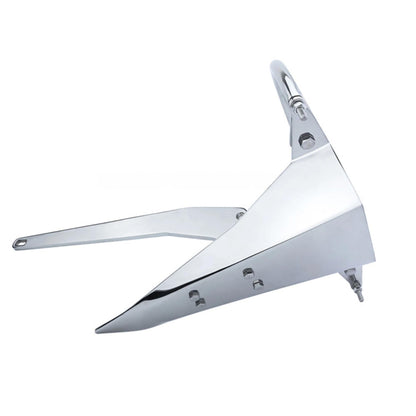 Rainbow Anchor, Stainless Steel Boat Anchor with Mirror Polish, Corrosion Resistant for Yacht/Sailboat/Fishing Boat
