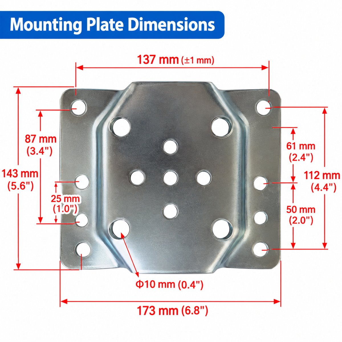 Airow Marine Heavy-Duty Dual-Wheel Yacht Trailer Jack - Galvanized Steel & Universal Fit