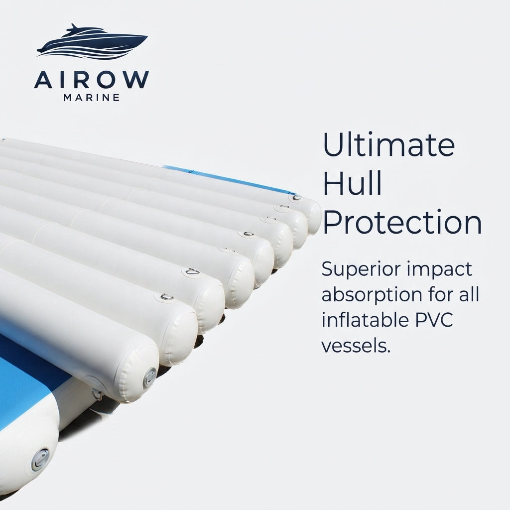AirowMarine Inflatable Yacht Fender Mat - 5mm Marine-Grade PVC Shield