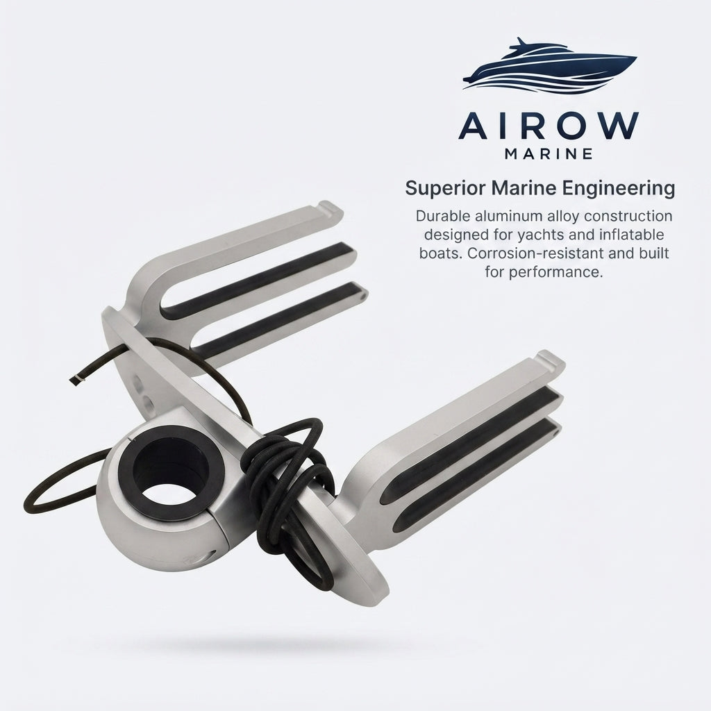 Aerospace-Grade Aluminum Wakeboard & Surfboard Rack – Universal Marine Mount – marine application view