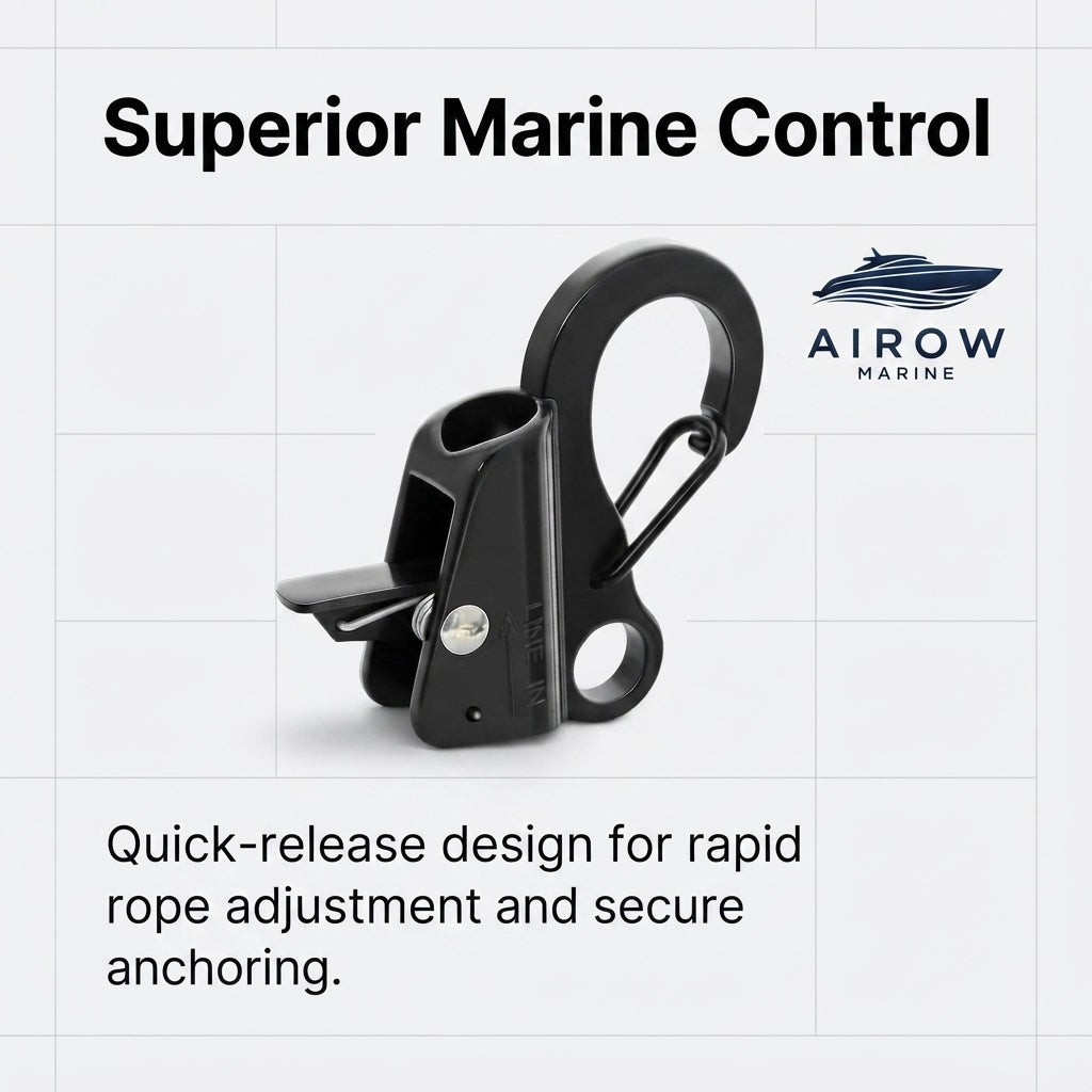 Airow Marine 304 Stainless Steel Quick-Release Boat Anchor Hook - 116mm