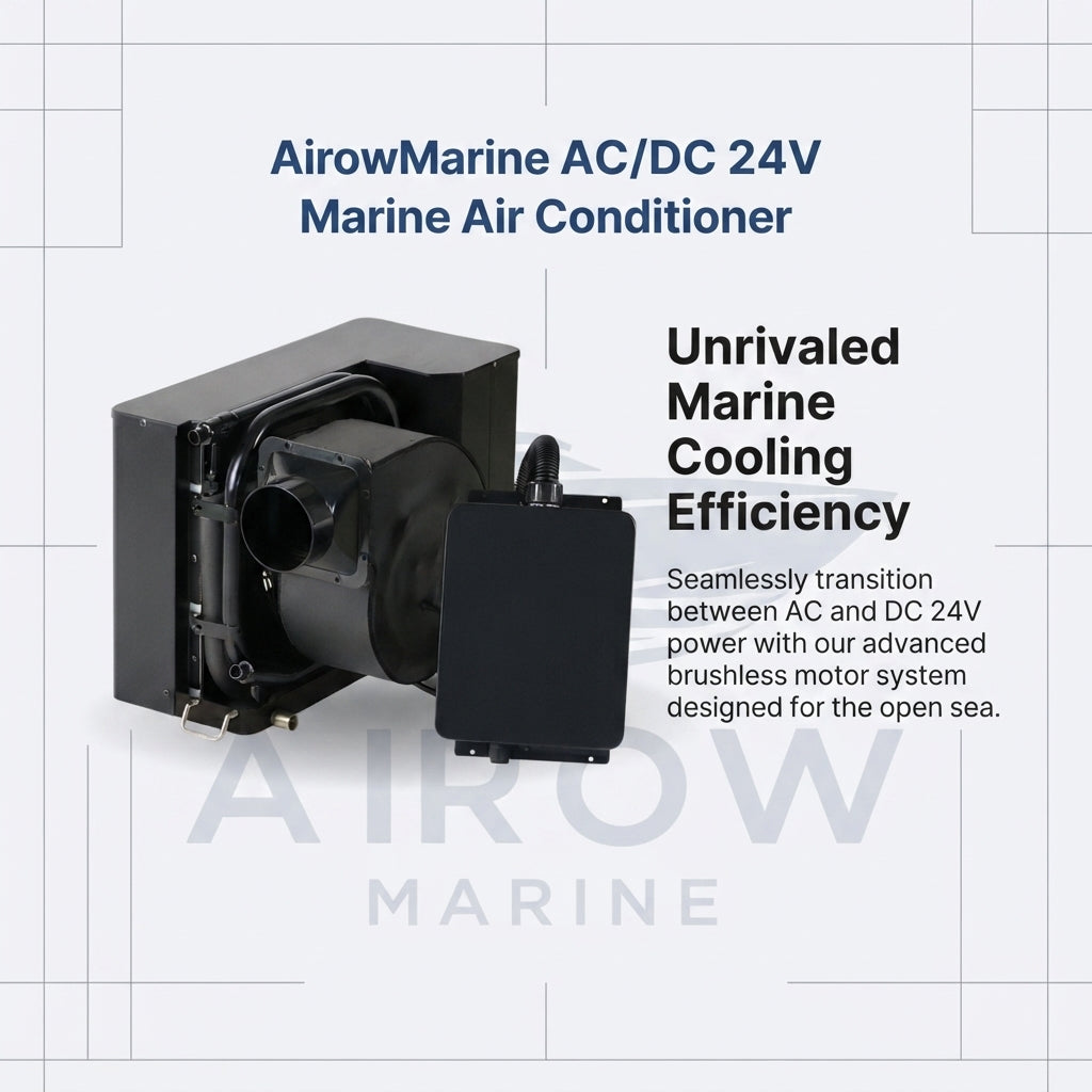 Airow Marine 24V DC Evaporative Air Conditioner System (Brushless)
