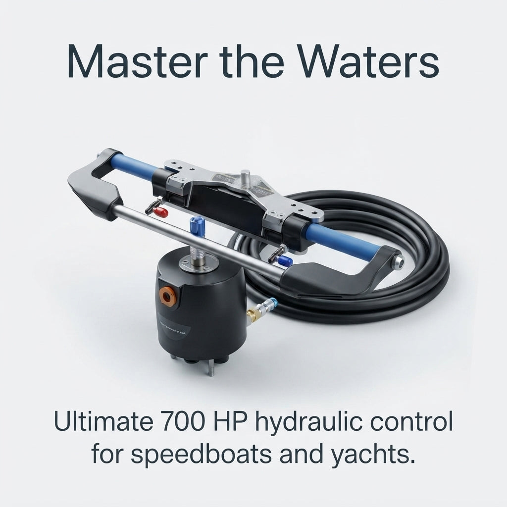Airow Marine 700 HP Hydraulic Steering System - Speedboat & Yacht Kit