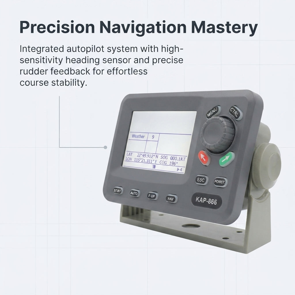 ONWA KAP-866 Marine Autopilot System - 9-Axis Heading Sensor & PID Control
