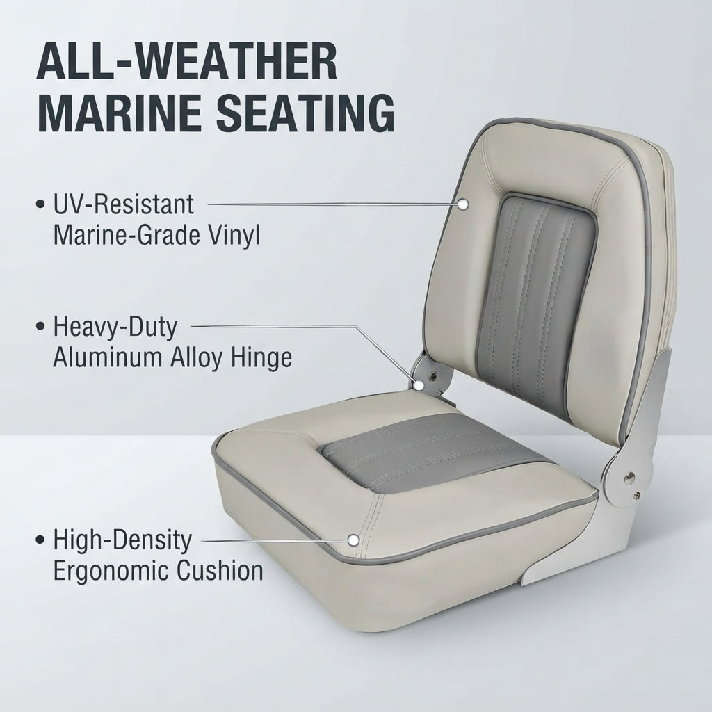 Folding Marine Boat Seat – 45 × 38 cm