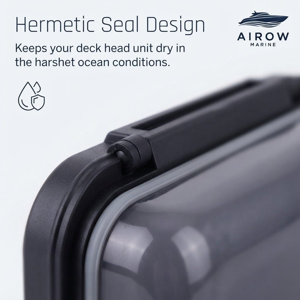 AirowMarine Universal Waterproof Marine Audio Cover - UV-Stabilized ABS