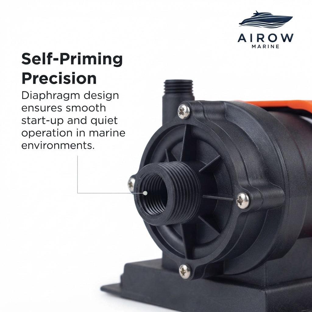 Airow Marine AC Circulation Pump - 500 GPH Dual Voltage (115V/230V)