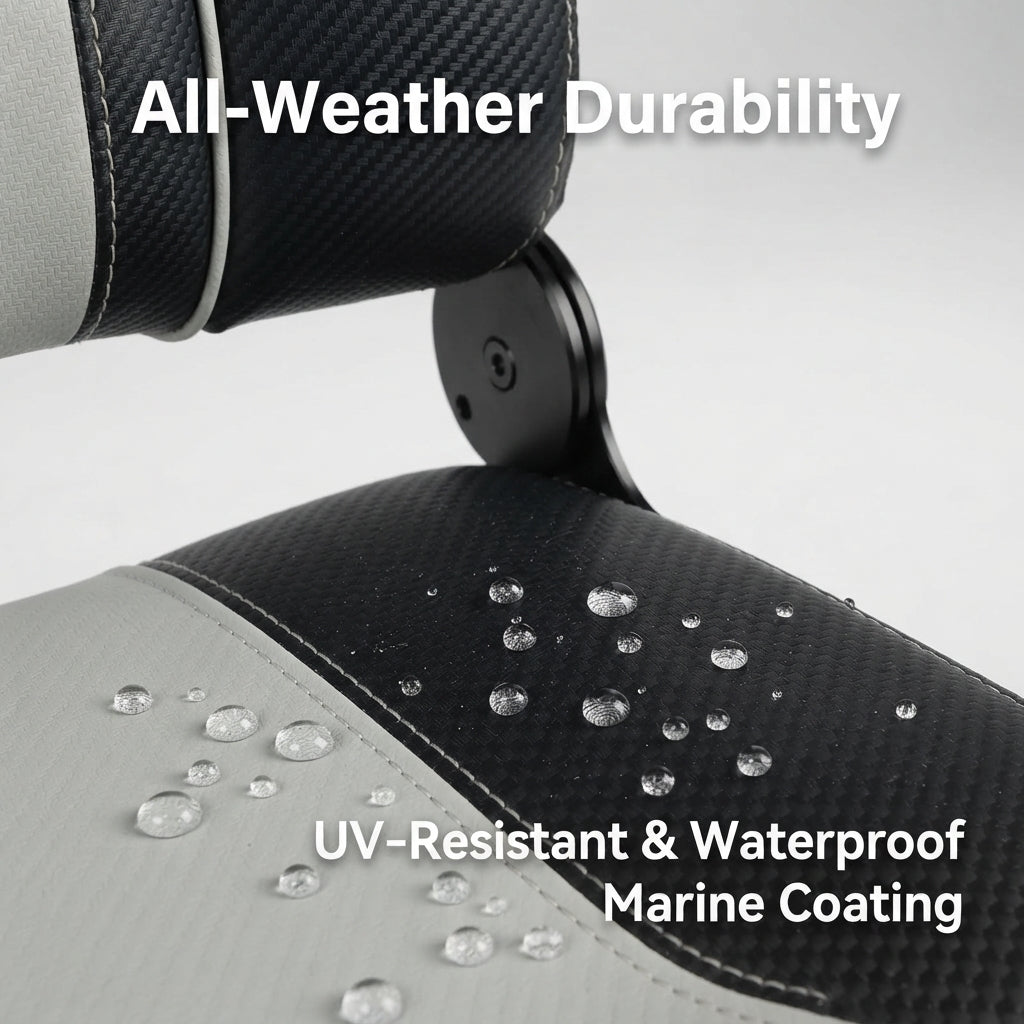 Foldable Marine Boat Seat – UV Resistant & Waterproof Captain's Chair