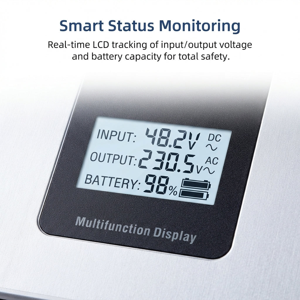 Marine & PV Pure Sine Wave Inverter - 10000W Peak, Multi-Voltage 220V Output