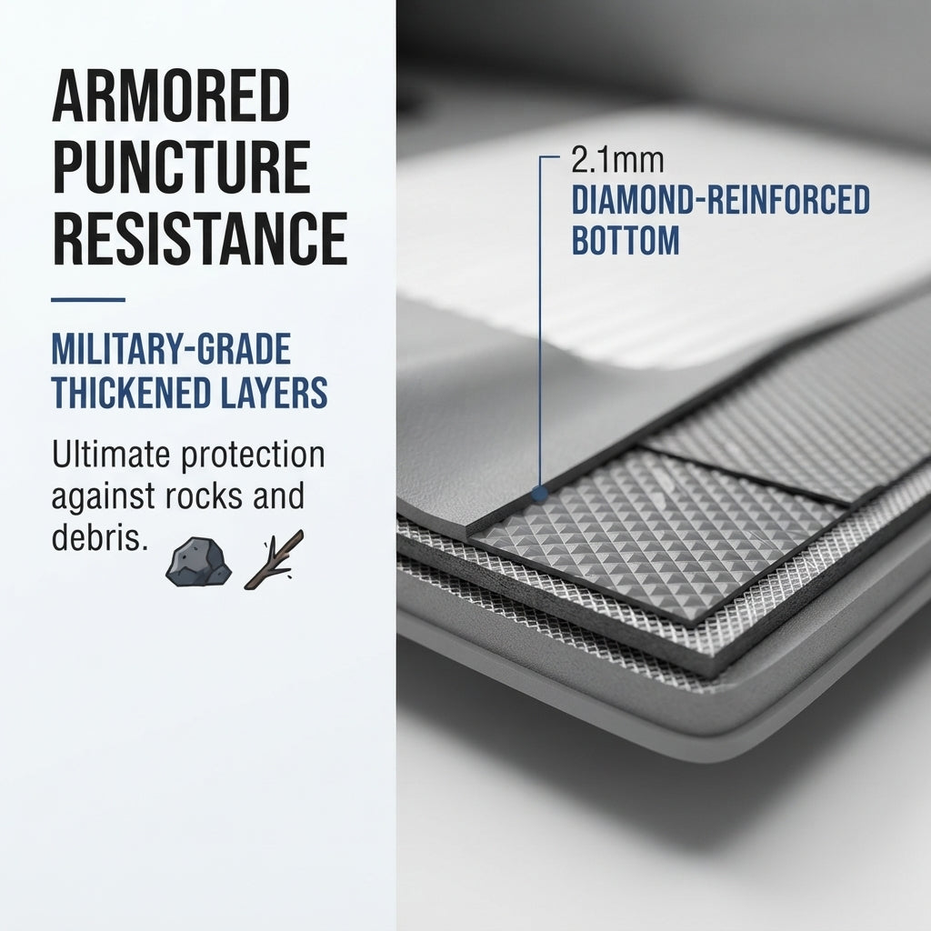 AirowMarine 4.3m Armored Inflatable Fishing Boat – Rigid Aluminum Floor – marine application view