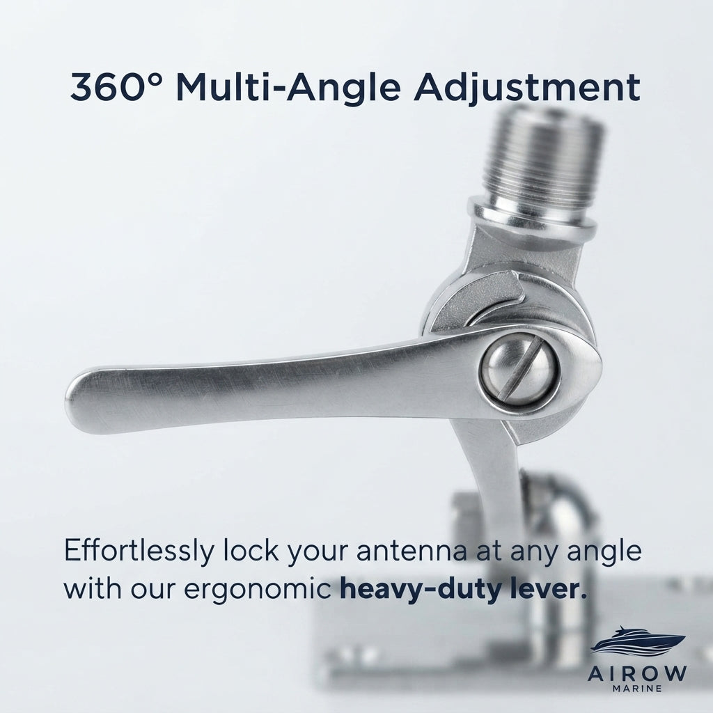 316 Stainless Steel Adjustable Marine GPS/Beidou Antenna Mount