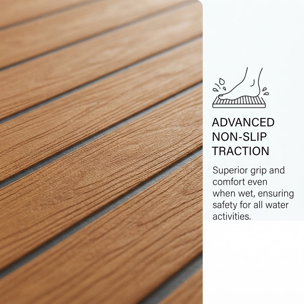 Marine-Grade Inflatable Floating Platform - Drop-Stitch PVC & Non-Slip Deck