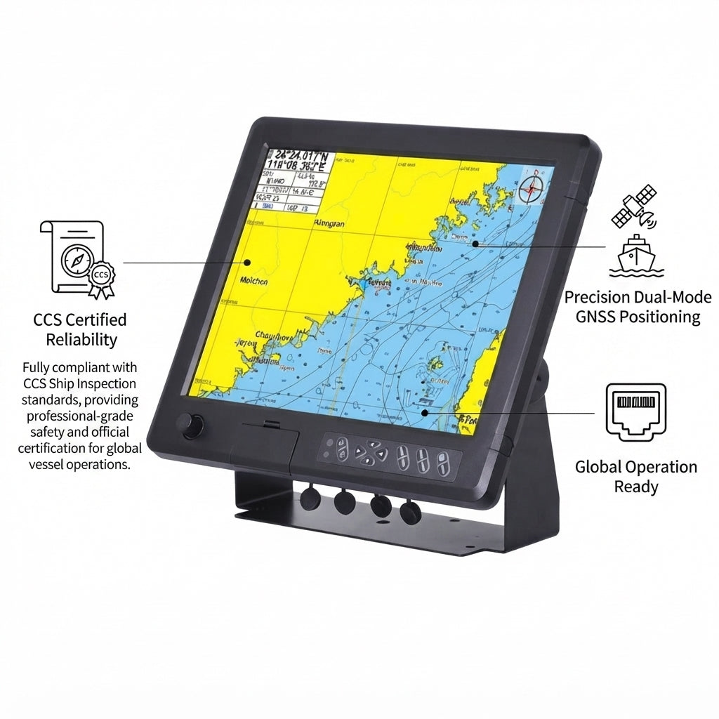 15-inch Marine Chart Plotter - GPS & BeiDou Multifunction Navigator
