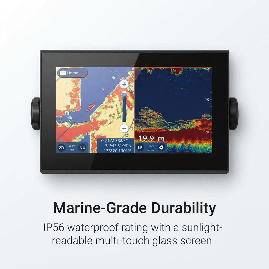 Furuno GP-1971F GPS Chart Plotter - Multi-Touch, CHIRP Sonar