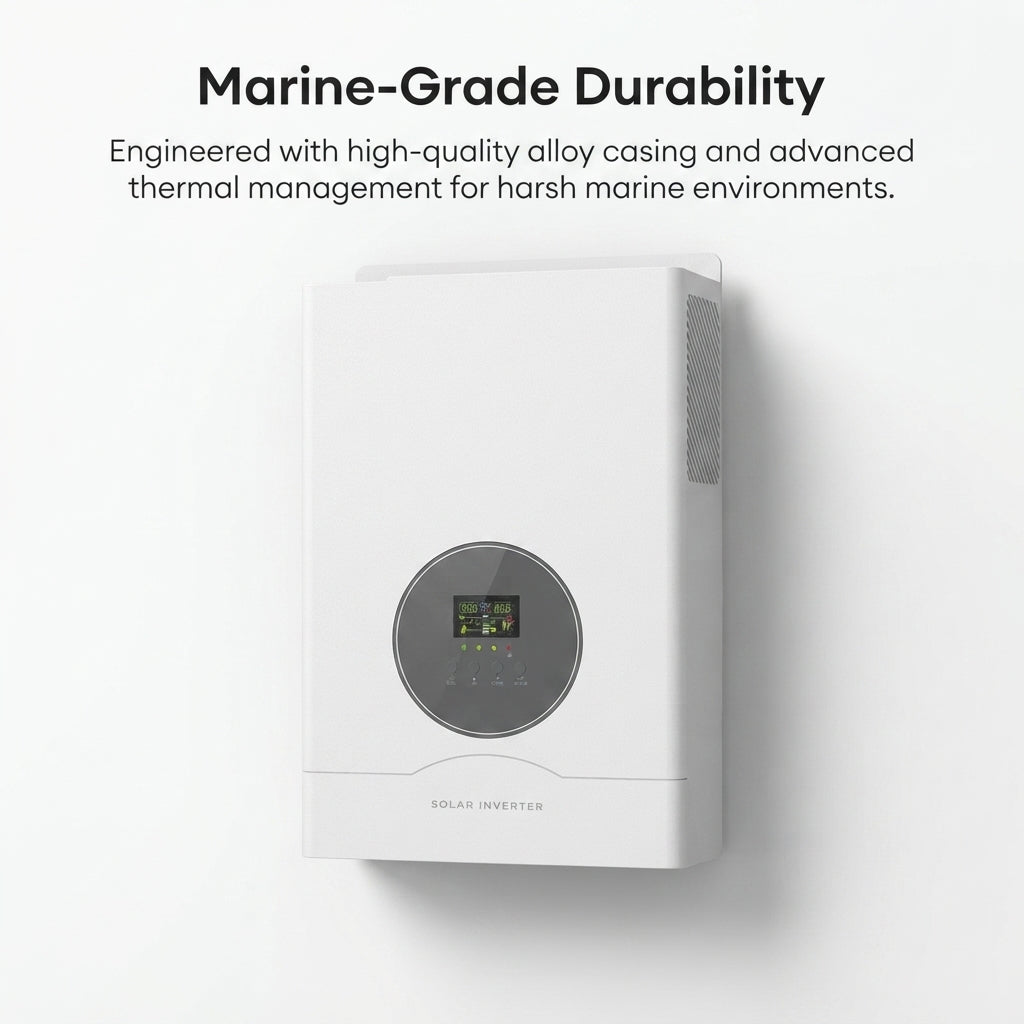 Techfine High-Capacity Pure Sine Wave Off-Grid Marine Solar Inverter System