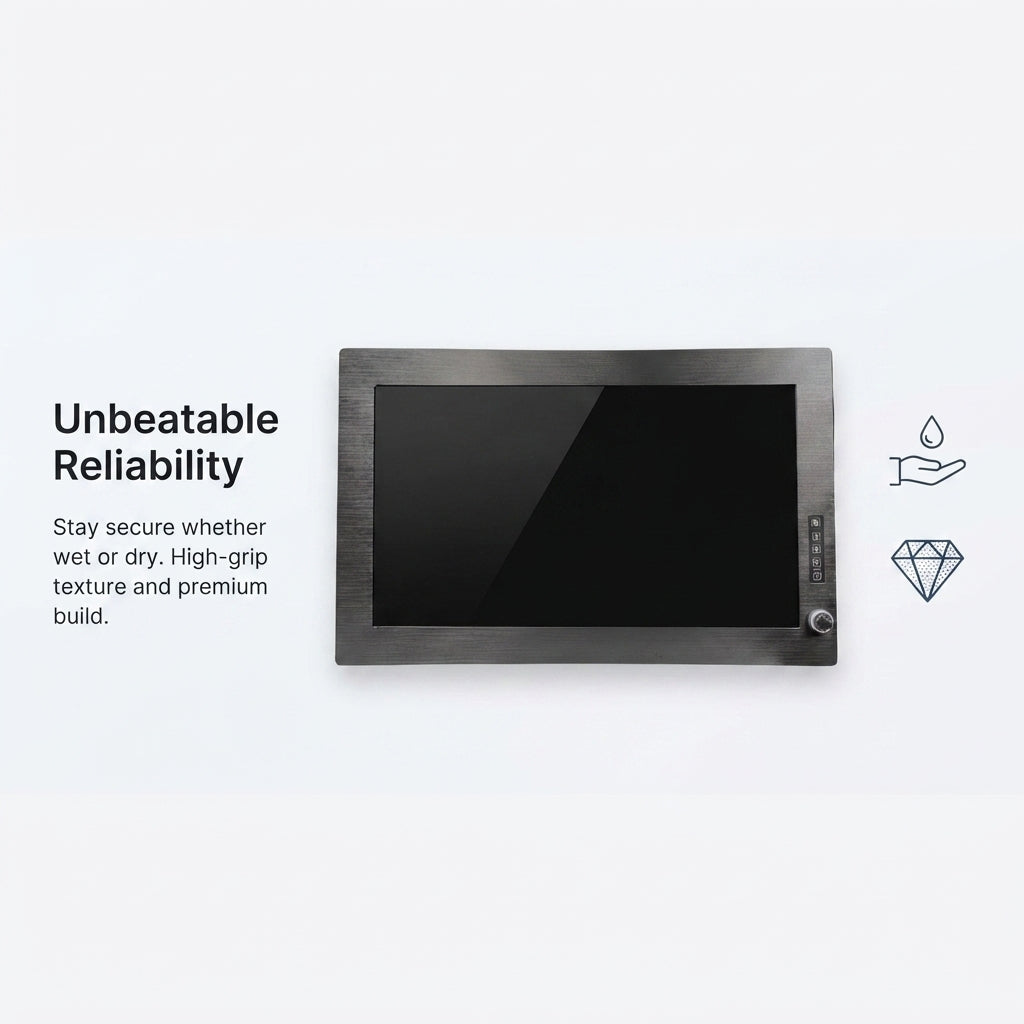 Marine-Grade 27-Inch Capacitive Touchscreen Monitor - HDMI Input (1920x1080)