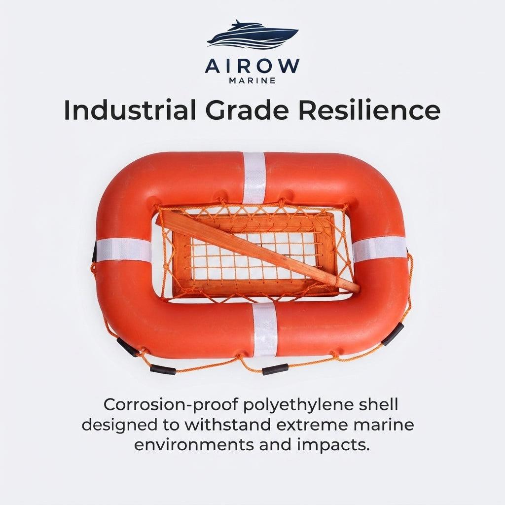 8-Person Marine Life Raft - High Buoyancy, Impact & Corrosion Resistant (1500x1060MM)