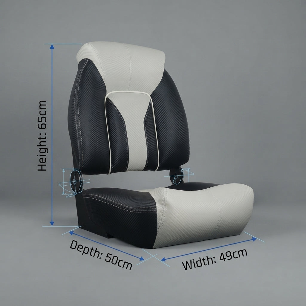 Foldable Marine Boat Seat – UV Resistant & Waterproof Captain's Chair