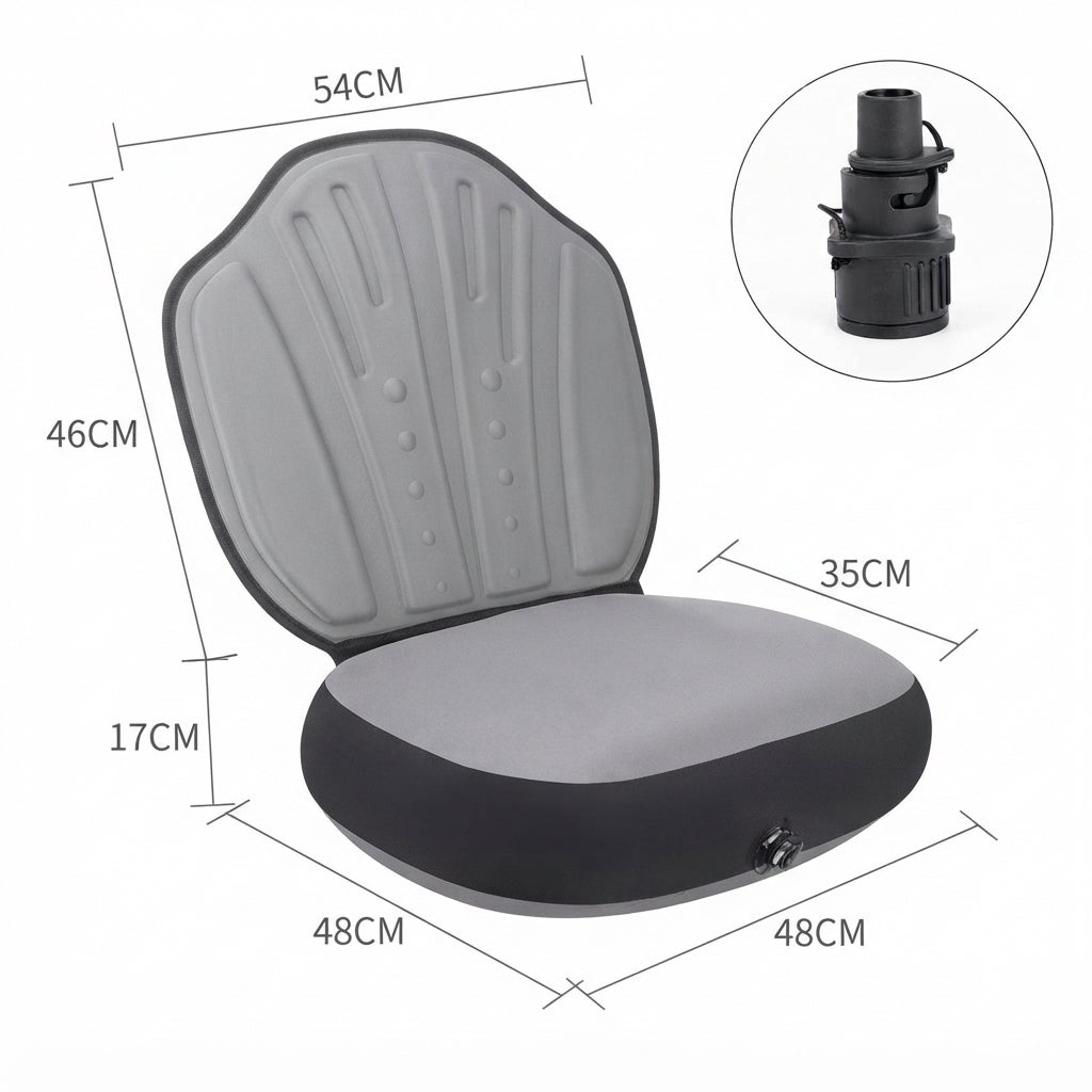 Airow Marine Inflatable Kayak & SUP Seat - High-Density EVA Foam - 17CM Thick