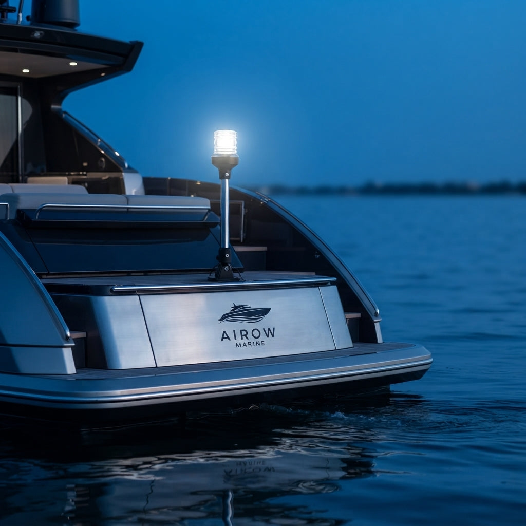 Adjustable Yacht All-Around Light - 5W LED 360° Visibility (12-inch)