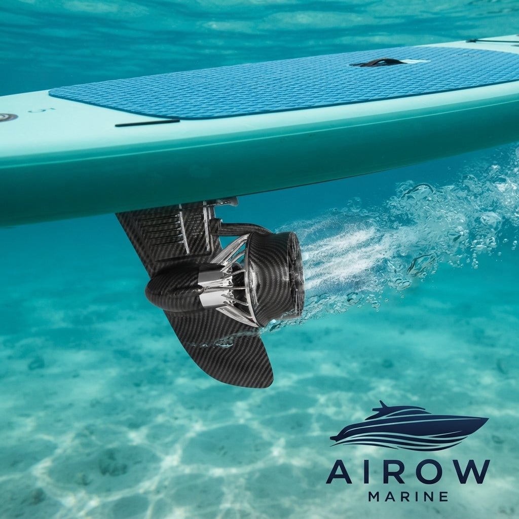 AIROW MARINE HERO Electric SUP & Kayak Propeller - 48V High-Torque Carbon Fiber Motor