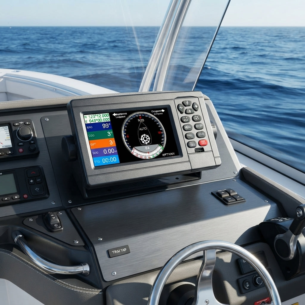 AirowMarine 5-Inch Dual-Mode GPS/Beidou Marine Chart Plotter - IPX6 Waterproof Navigation System