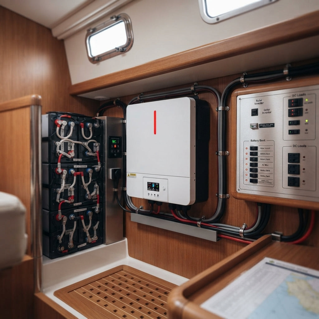 AirowMarine Marine PV Inverter-Controller - 4.2kW/6.2kW Off-Grid Pure Sine Wave Solar System