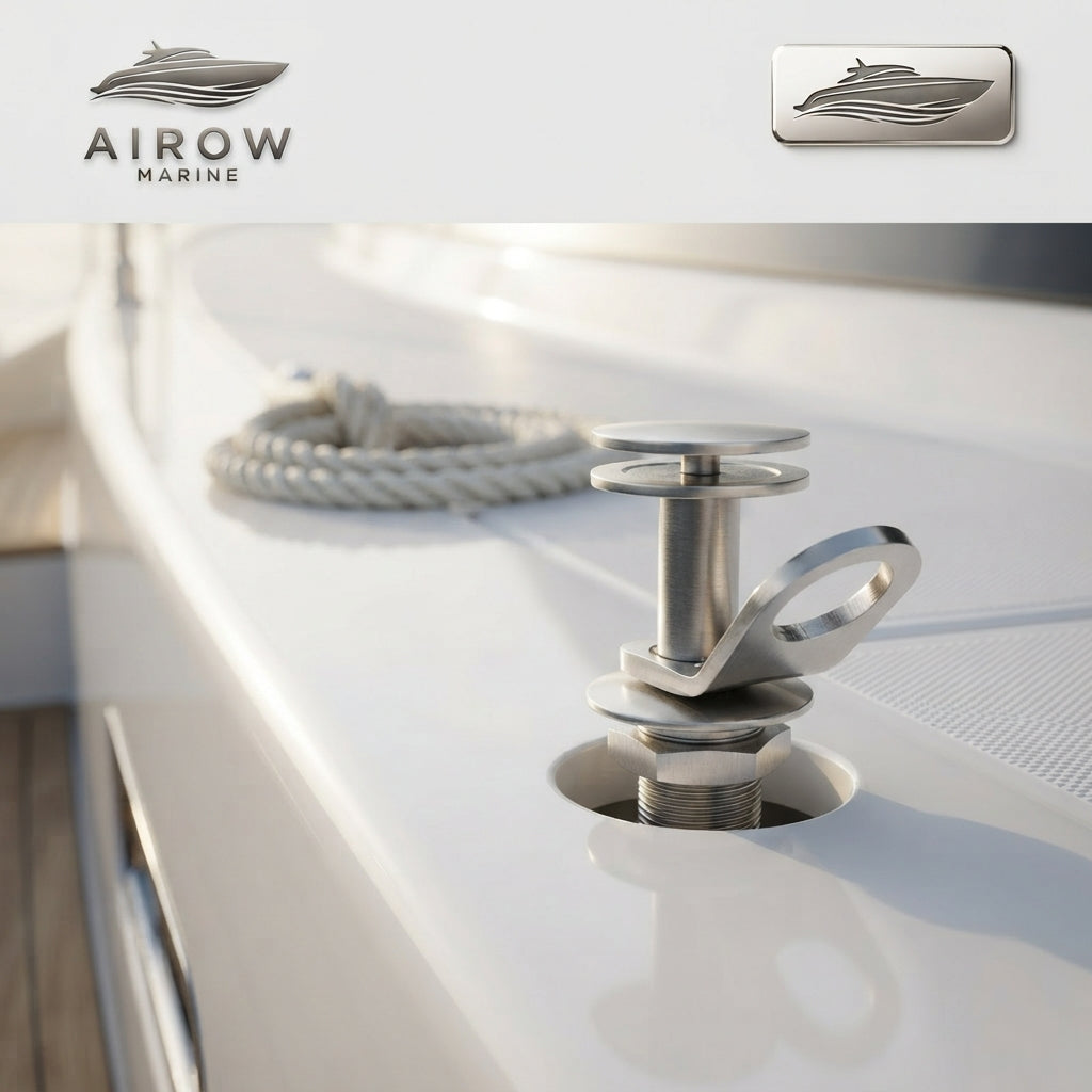 AirowMarine 304 SS Quick-Release Boat Fender Bracket - Marine Grade Hardware