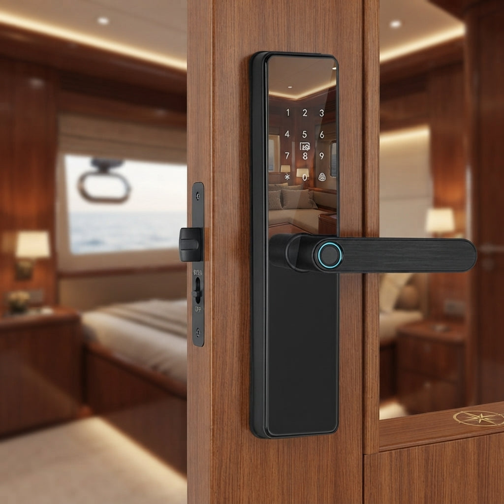 IP66 Waterproof Smart Door Lock – Fingerprint & PIN Access