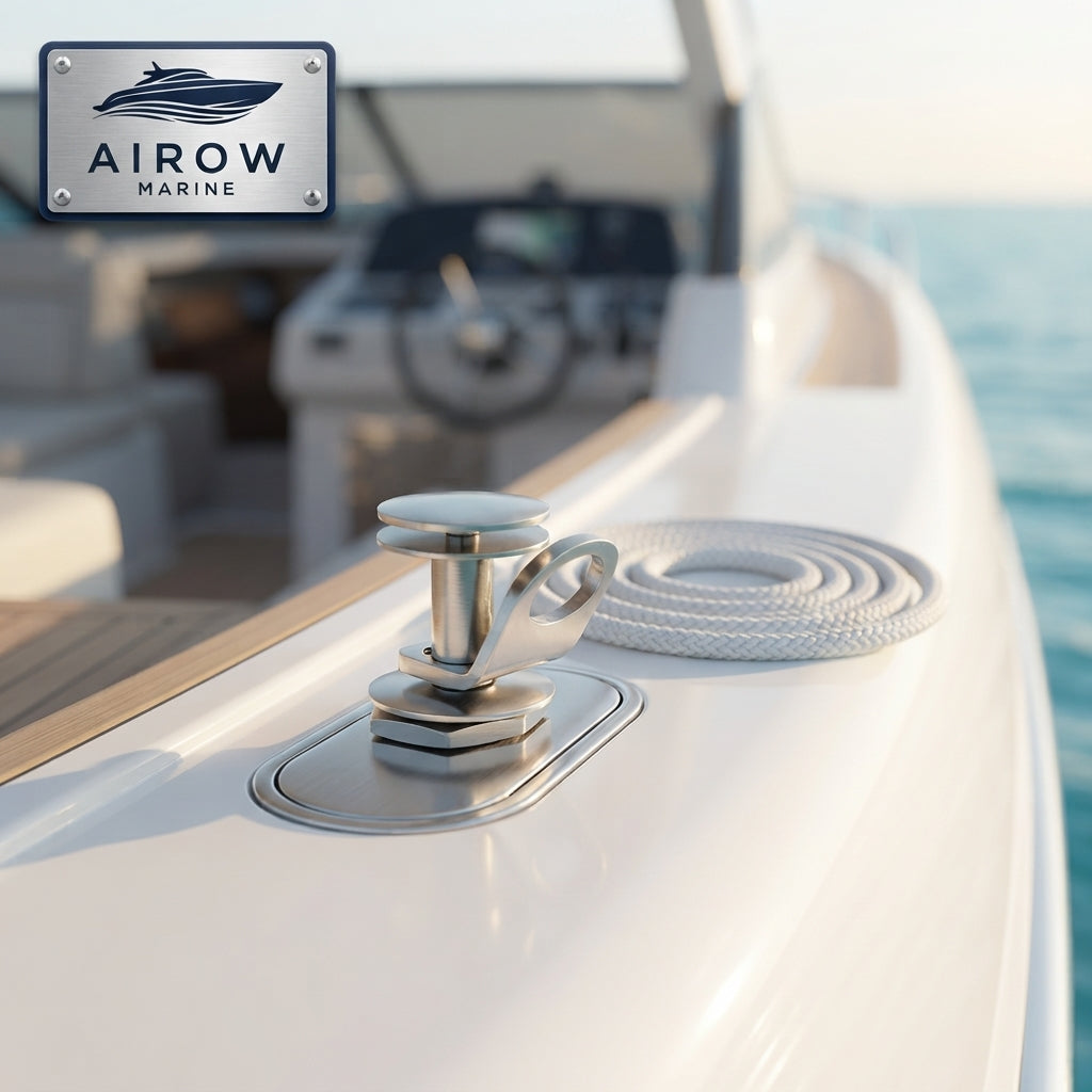 AirowMarine 304 SS Quick-Release Boat Fender Bracket - Marine Grade Hardware