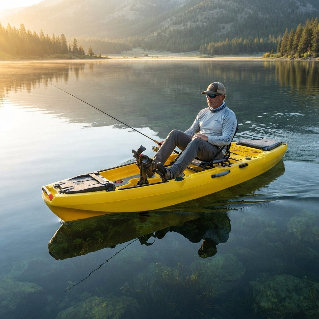 3-Meter Penguin Pedal Fishing Kayak – Rotomolded HDPE (Single Person) – marine application view