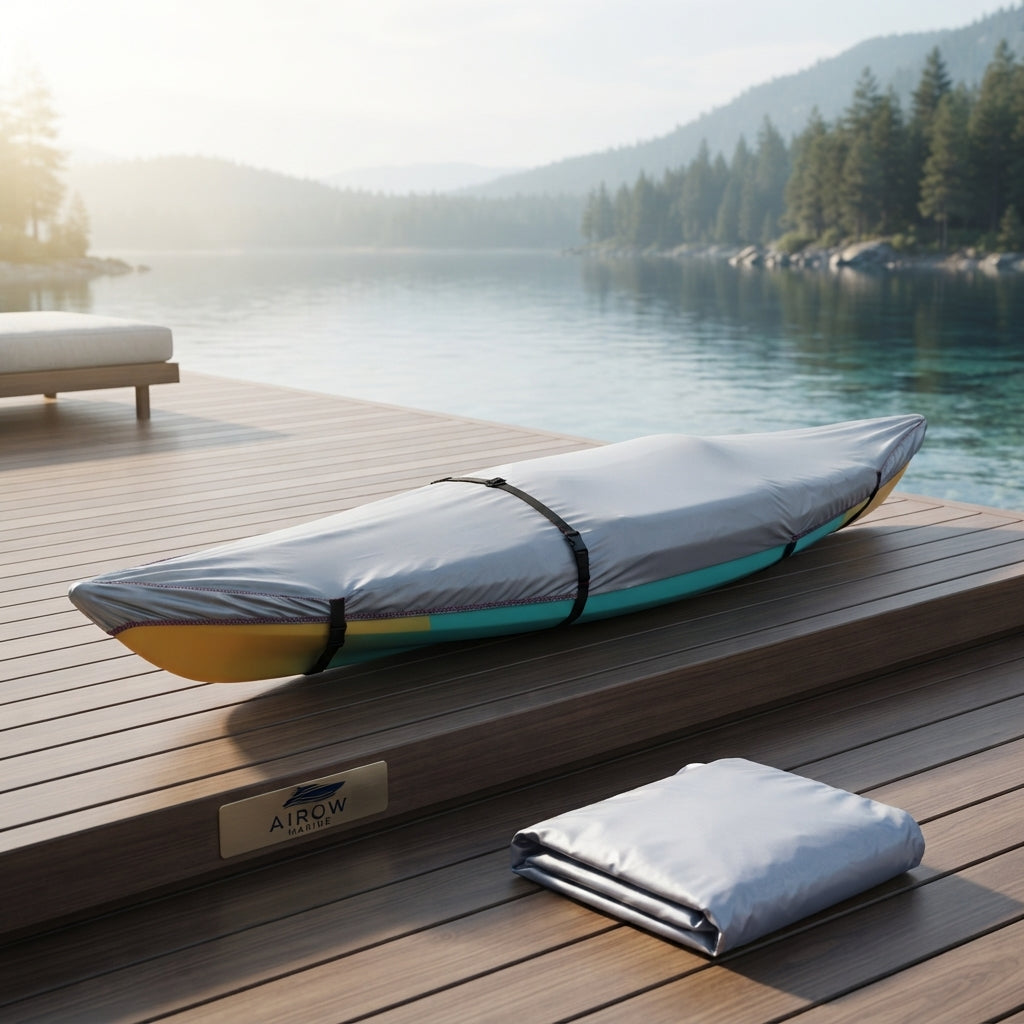 AirowMarine Universal Fit Kayak Cover - Waterproof, UV-Resistant, Heavy-Duty