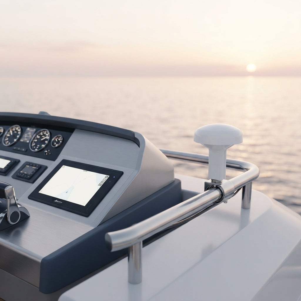 Marine GPS/BD Navigation Antenna - Waterproof, Wireless AIS & Dual Tracking