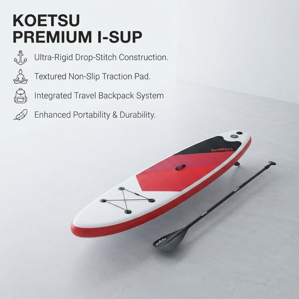 AirowMarine Explorer 10'6" Inflatable SUP Paddleboard Package – Premium Drop-Stitch PVC – marine application view