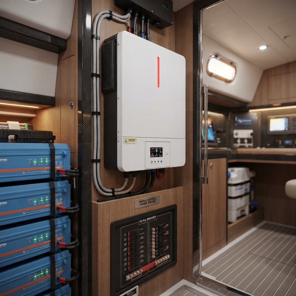 AirowMarine Marine PV Inverter-Controller - 4.2kW/6.2kW Off-Grid Pure Sine Wave Solar System