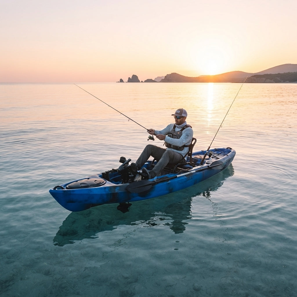 AirowMarine Angler 3.16m Pedal Fishing Kayak – Rotomolded HDPE – marine application view