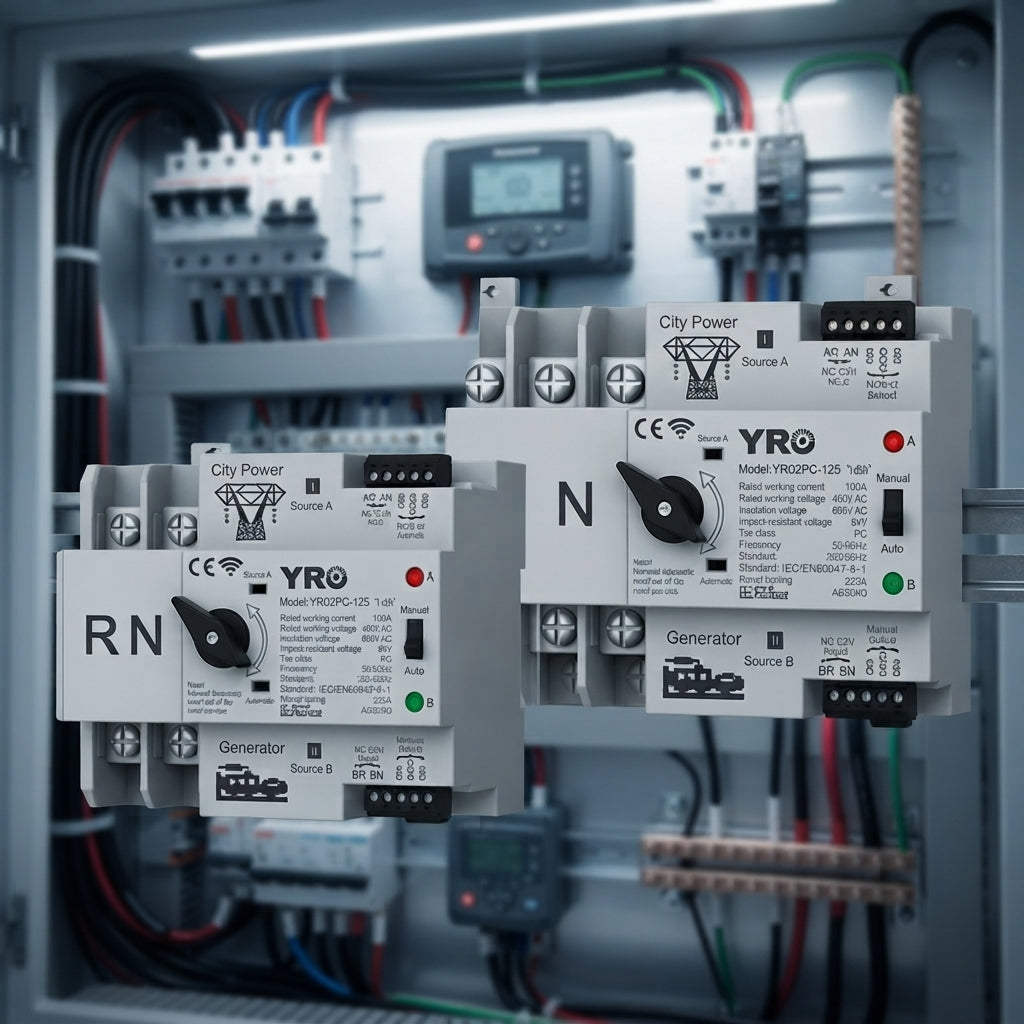 WiFi Marine Automatic Transfer Switch - Smart ATS 125A 2/4P Dual Power