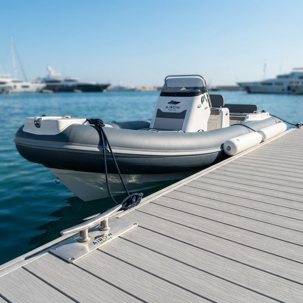 AirowMarine Inflatable Yacht Fender Mat - 5mm Marine-Grade PVC Shield