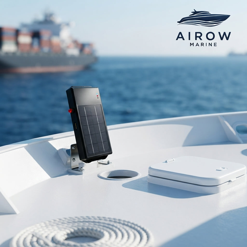 Marine Solar Beidou GPS Tracker - Offshore Vessel Intelligence (135x75.6mm)