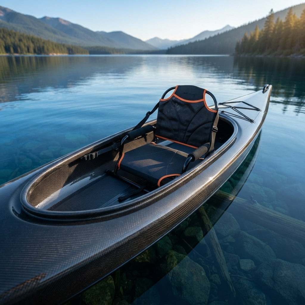 Portable Kayak Canoe Seat - Adjustable Aluminum Frame & Breathable Mesh