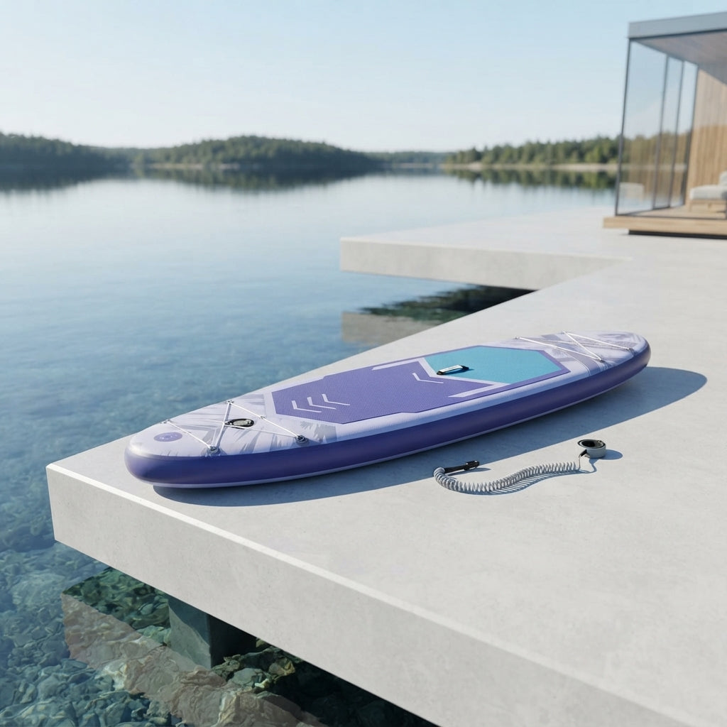Vellux All-Purpose Inflatable SUP Paddleboard - Reinforced PVC, Drop-Stitch Core