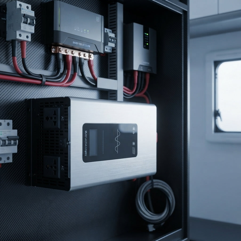 Marine & PV Pure Sine Wave Inverter - 10000W Peak, Multi-Voltage 220V Output