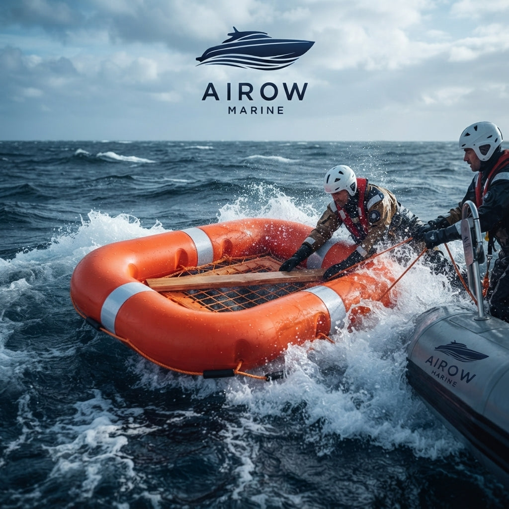 8-Person Marine Life Raft - High Buoyancy, Impact & Corrosion Resistant (1500x1060MM)