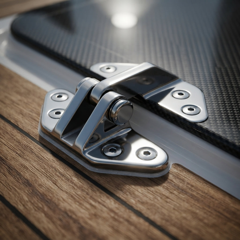 316 Stainless Steel Marine Butterfly Hinge - Heavy-Duty Deck Folding