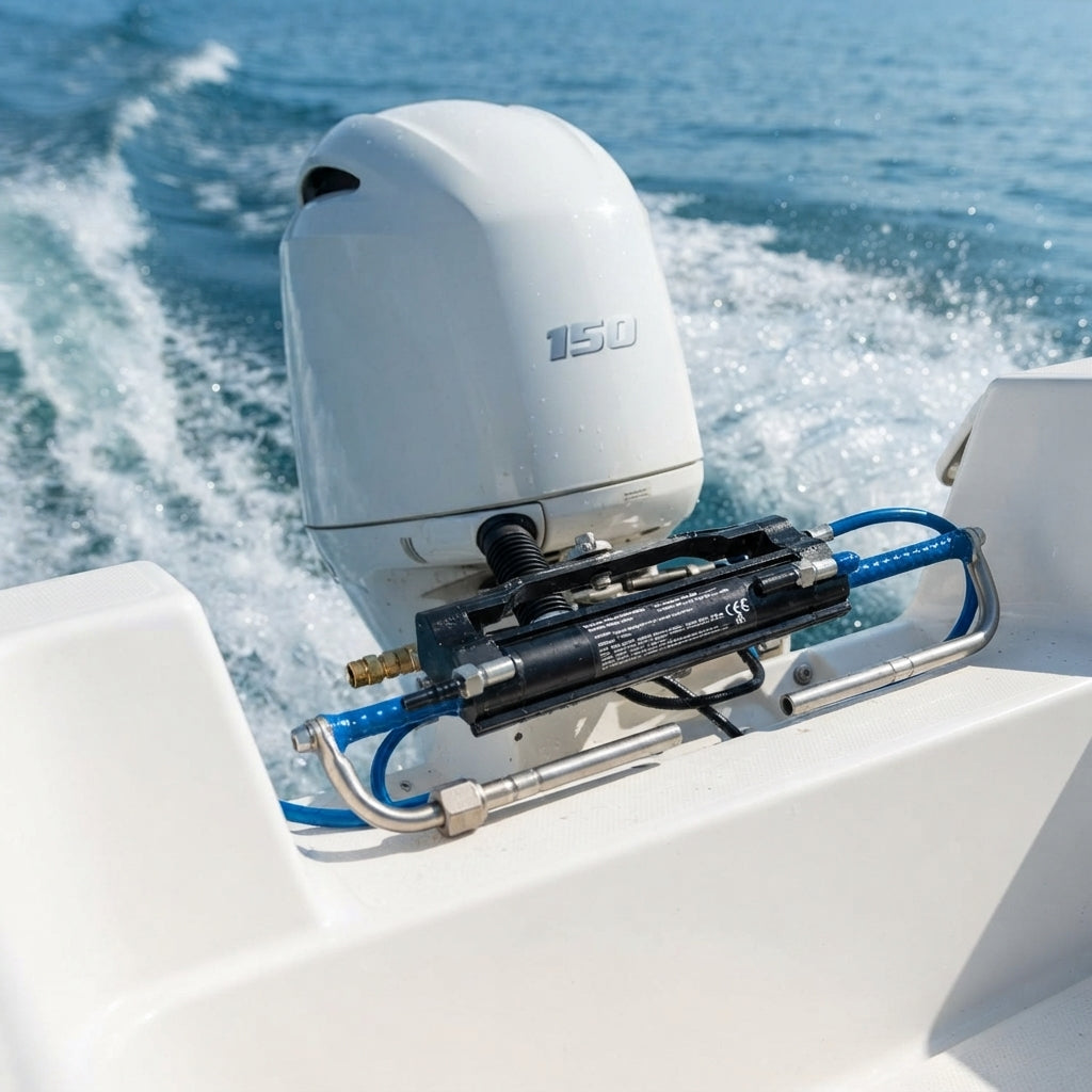 150HP Marine Hydraulic Steering System Kit - Outboard Motor Control