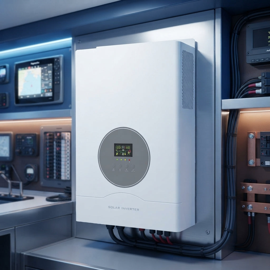 Techfine High-Capacity Pure Sine Wave Off-Grid Marine Solar Inverter System